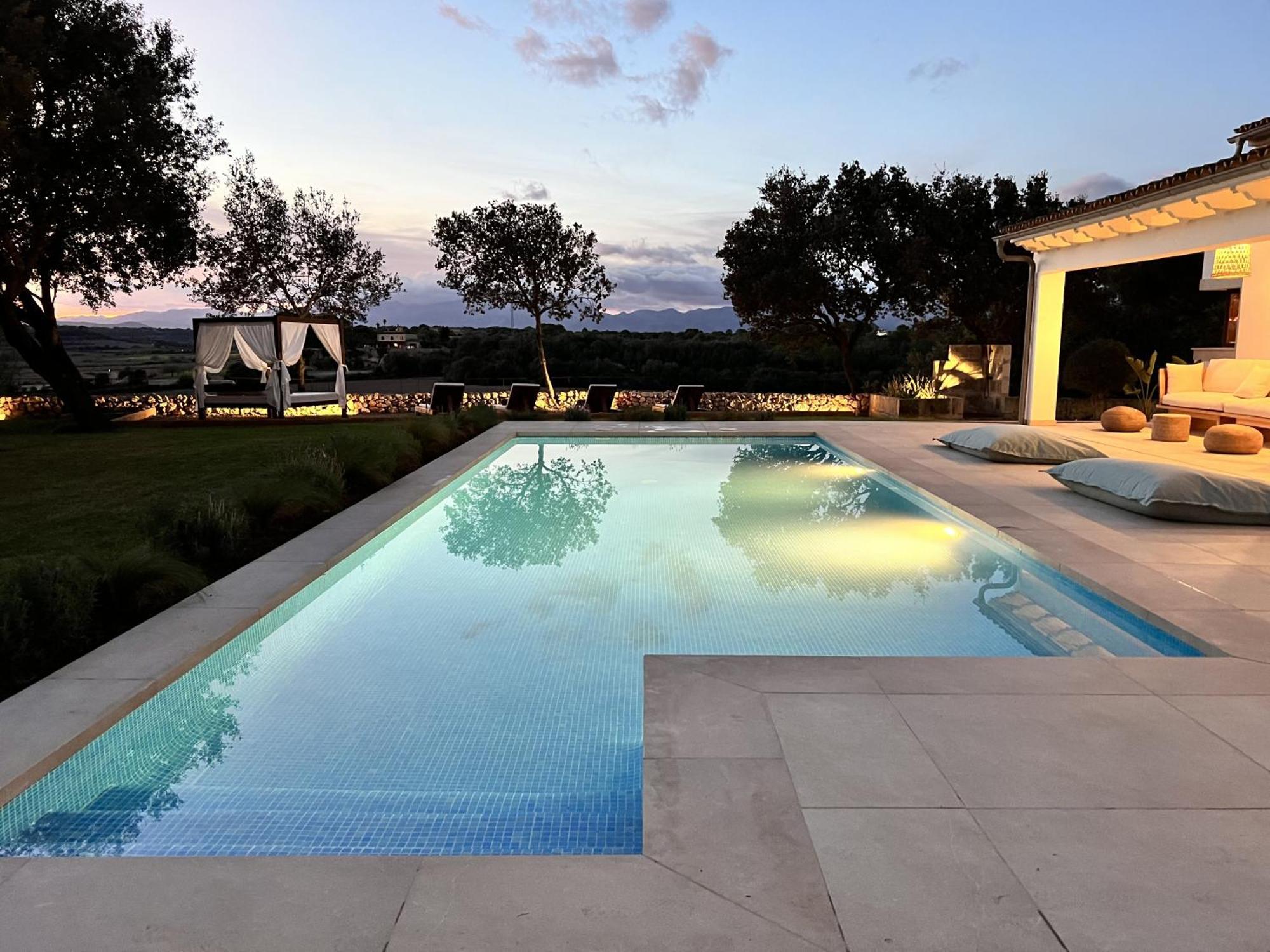 Es Mirador De Vernissa Jacuzzi Sauna Y Piscina Santa Margalida Exterior photo