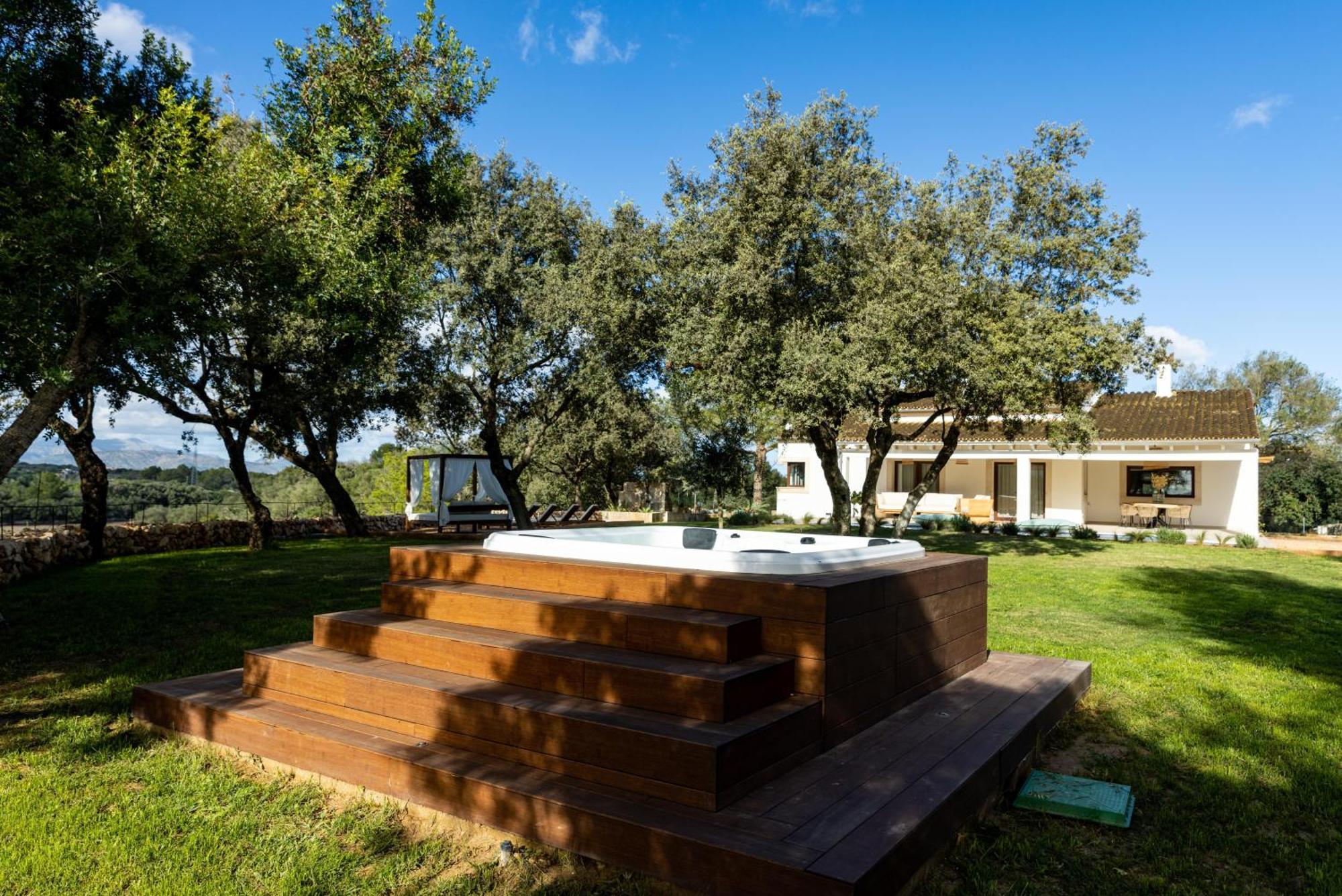 Es Mirador De Vernissa Jacuzzi Sauna Y Piscina Santa Margalida Exterior photo